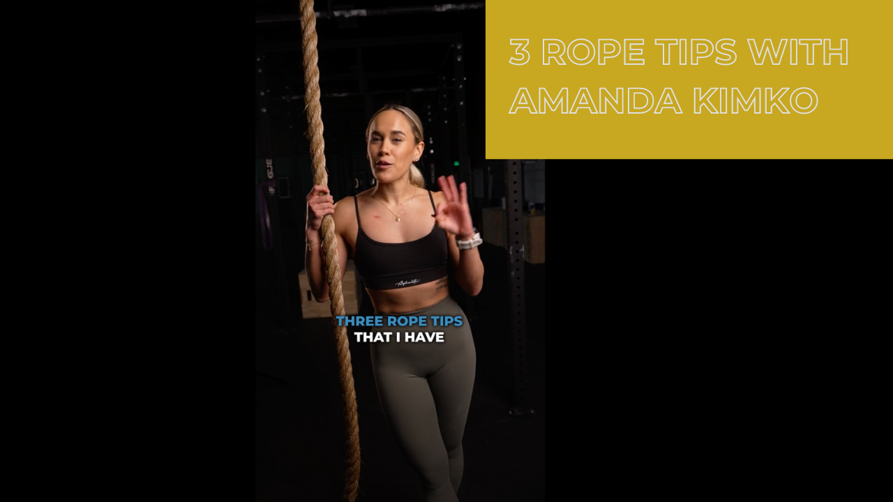 Athlete Amanda Kimiko Discusses Rope Climbs & Recovery