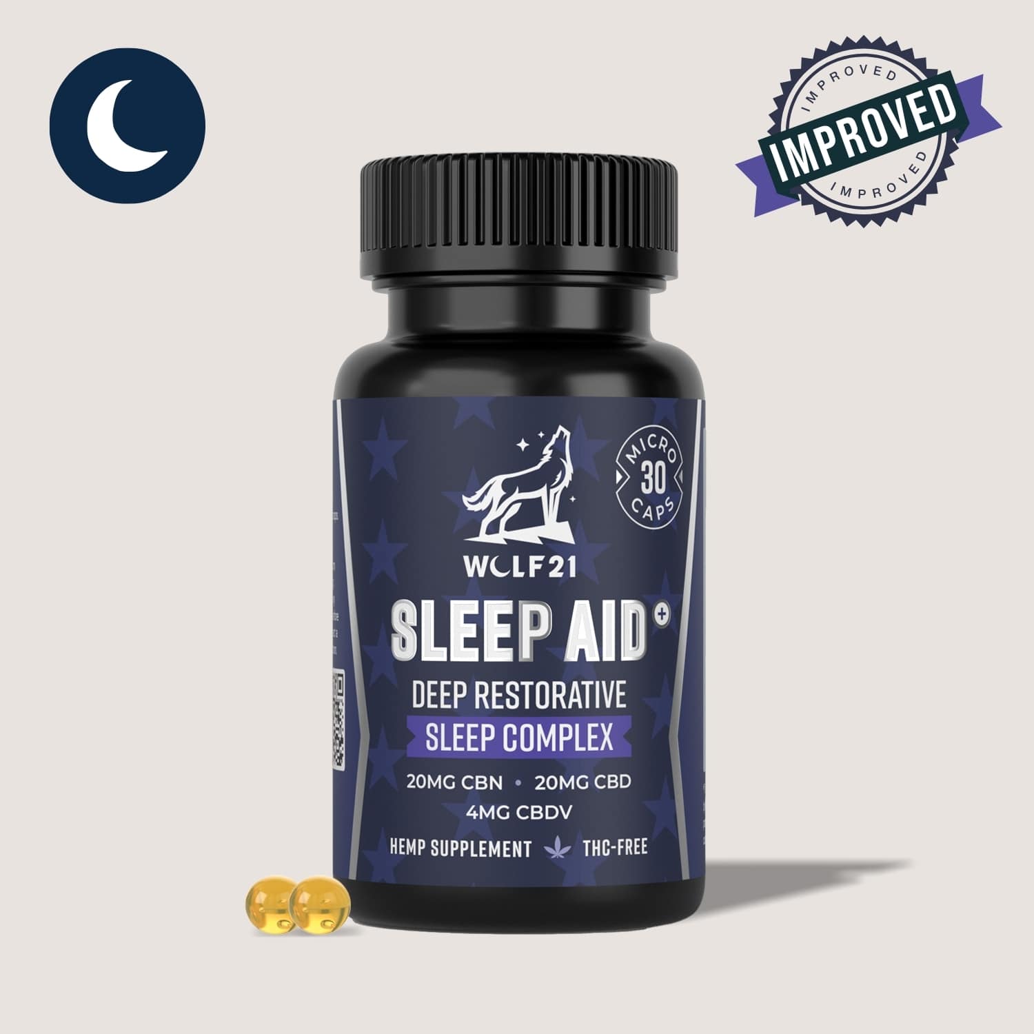 Sleep Aid+ Microcaps – Wolf 21