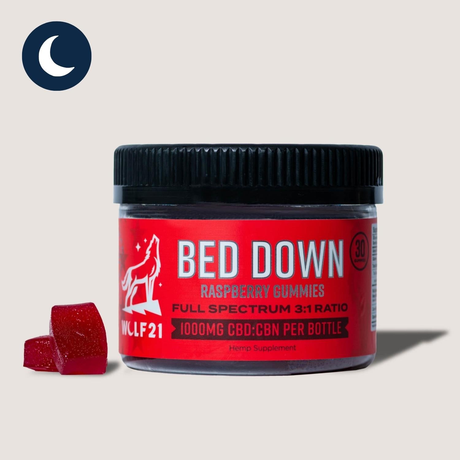 Wolf 21 Bed Down CBD for sleep Gummies-min-2