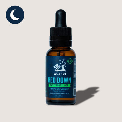 Wolf 21 Bed Down Tincture CBN and CBD